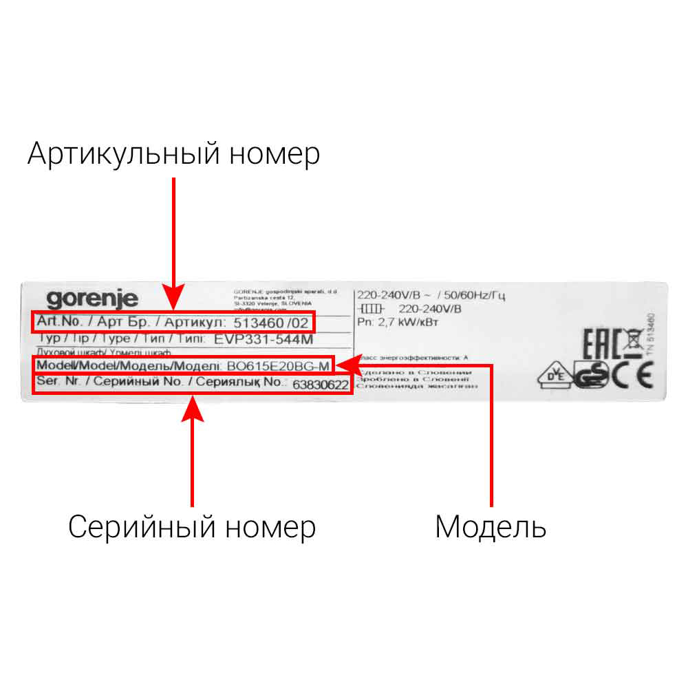 Электрические, газовые плиты, духовые шкафы и варочные панели GORENJE